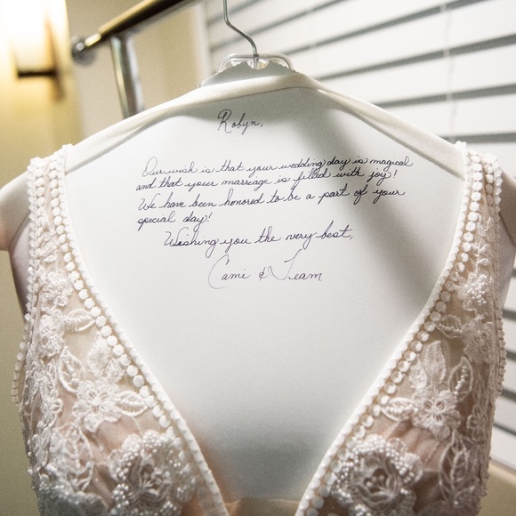 Beautiful lace wedding gown worn once lightly size 8-10